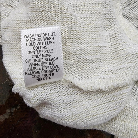 #056 Candies Small Open cream & gold Cardigan - Picture 12 of 12